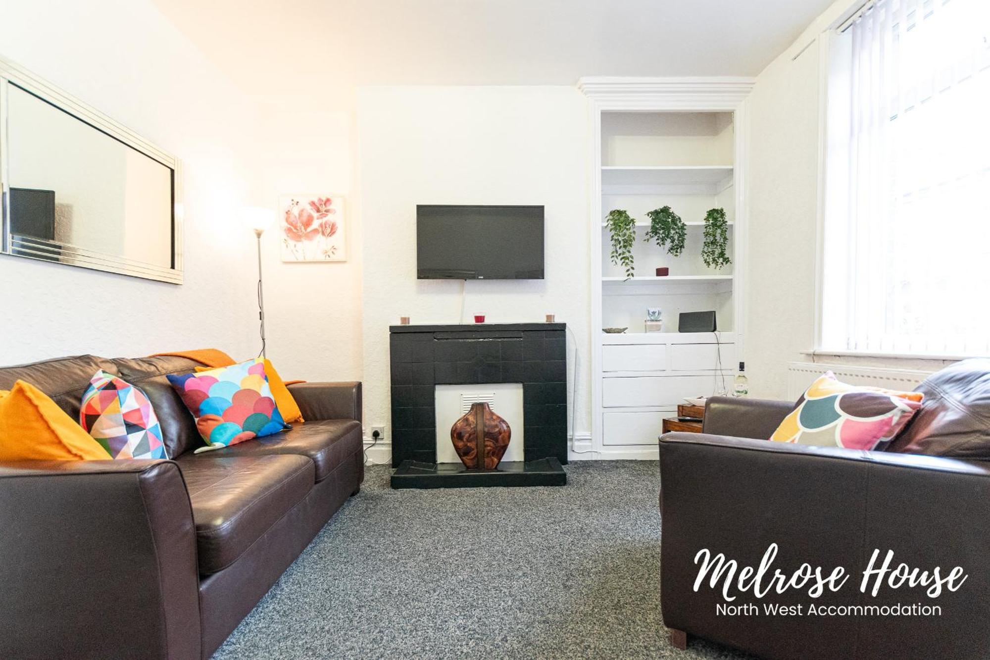 Manchester Work Stays 2Br Home With Parking & Wifi Eksteriør billede