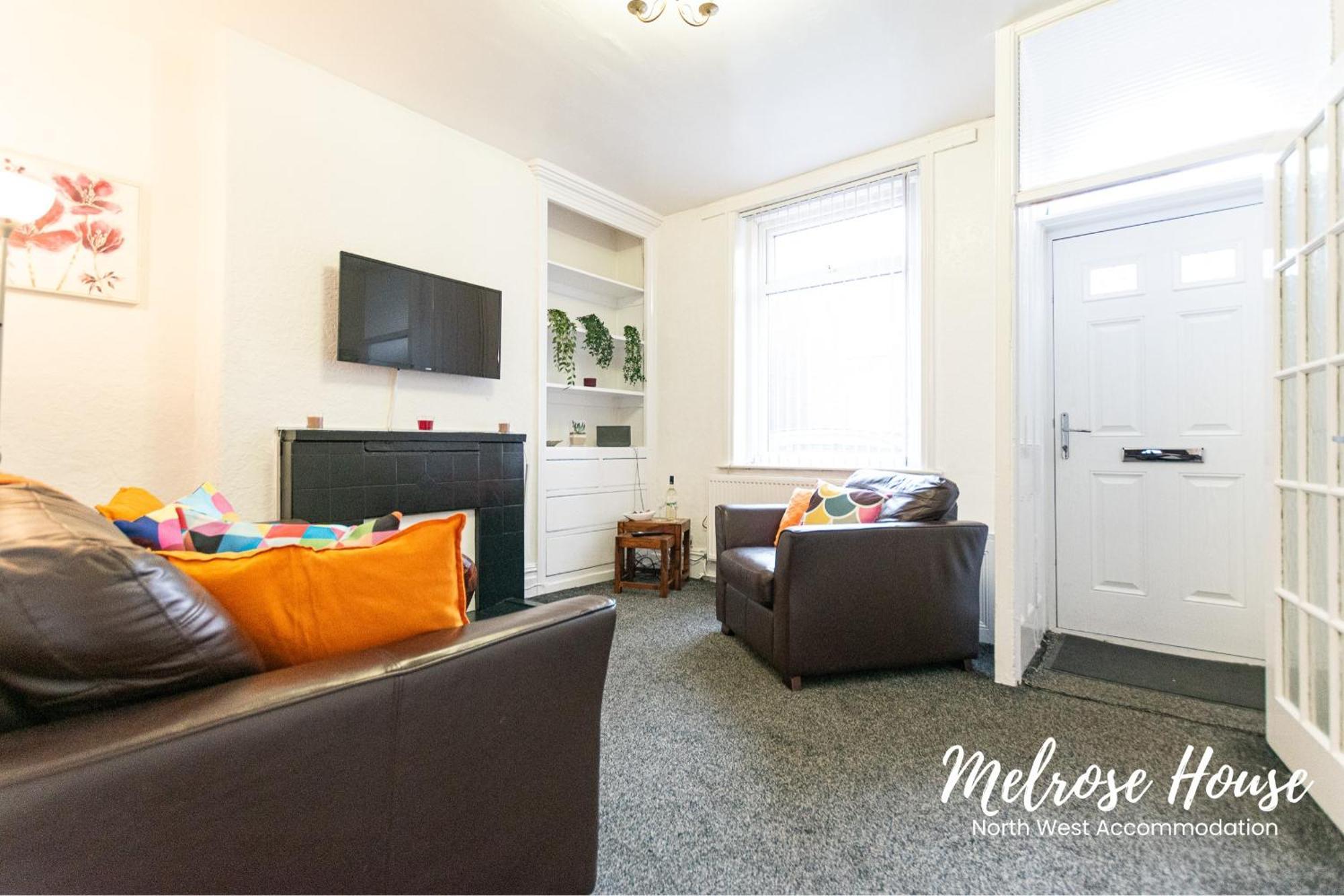 Manchester Work Stays 2Br Home With Parking & Wifi Eksteriør billede